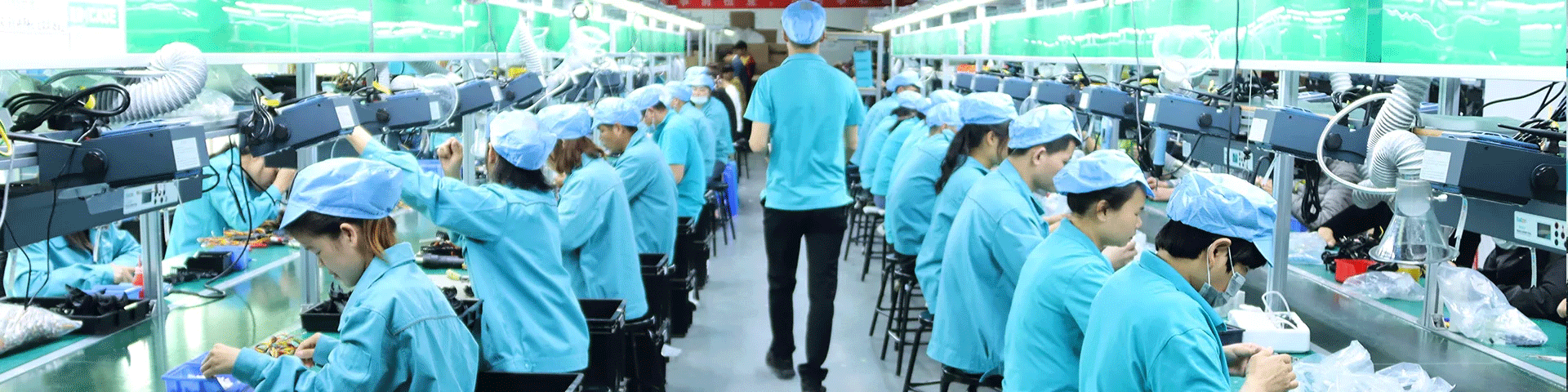 Bakon modern elektronik üretim hattı