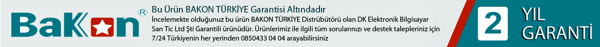Bakon 2 Yıl Garanti Banner