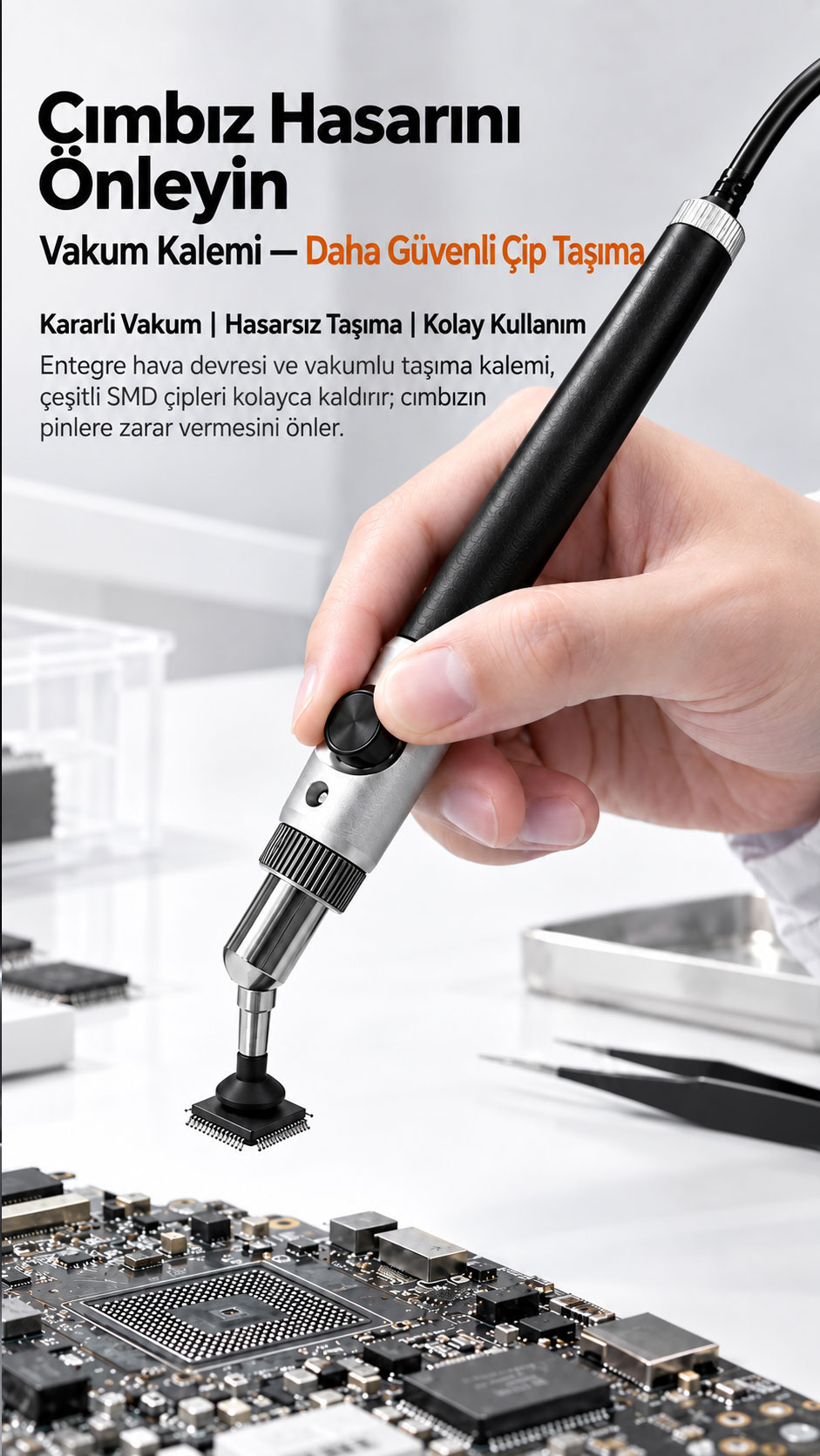BAKON BK2603 Vakum Kalemi BAKON BK2603 vakum kalemi komponent taşıma