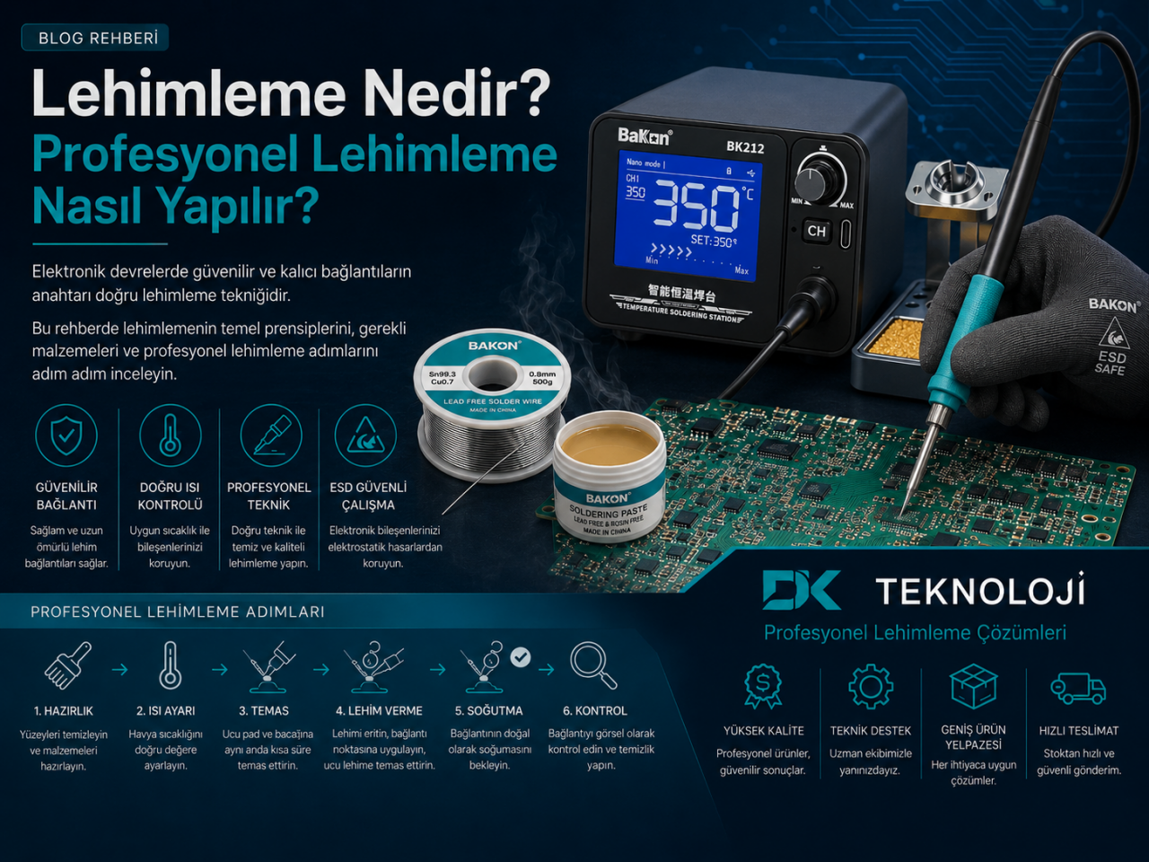 Lehimleme Nedir? Doğru Teknikler