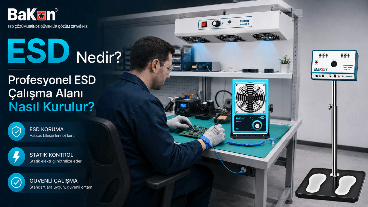 ESD Nedir? Profesyonel ESD Çalışma Alanı Nasıl Kurulur?
