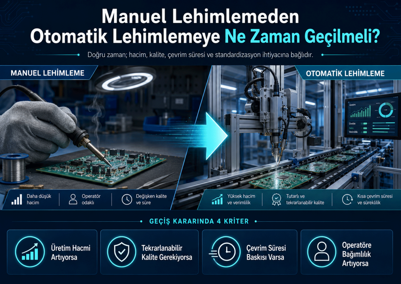 Manuel Lehimlemeden Otomatik Lehimlemeye Geçiş Rehberi