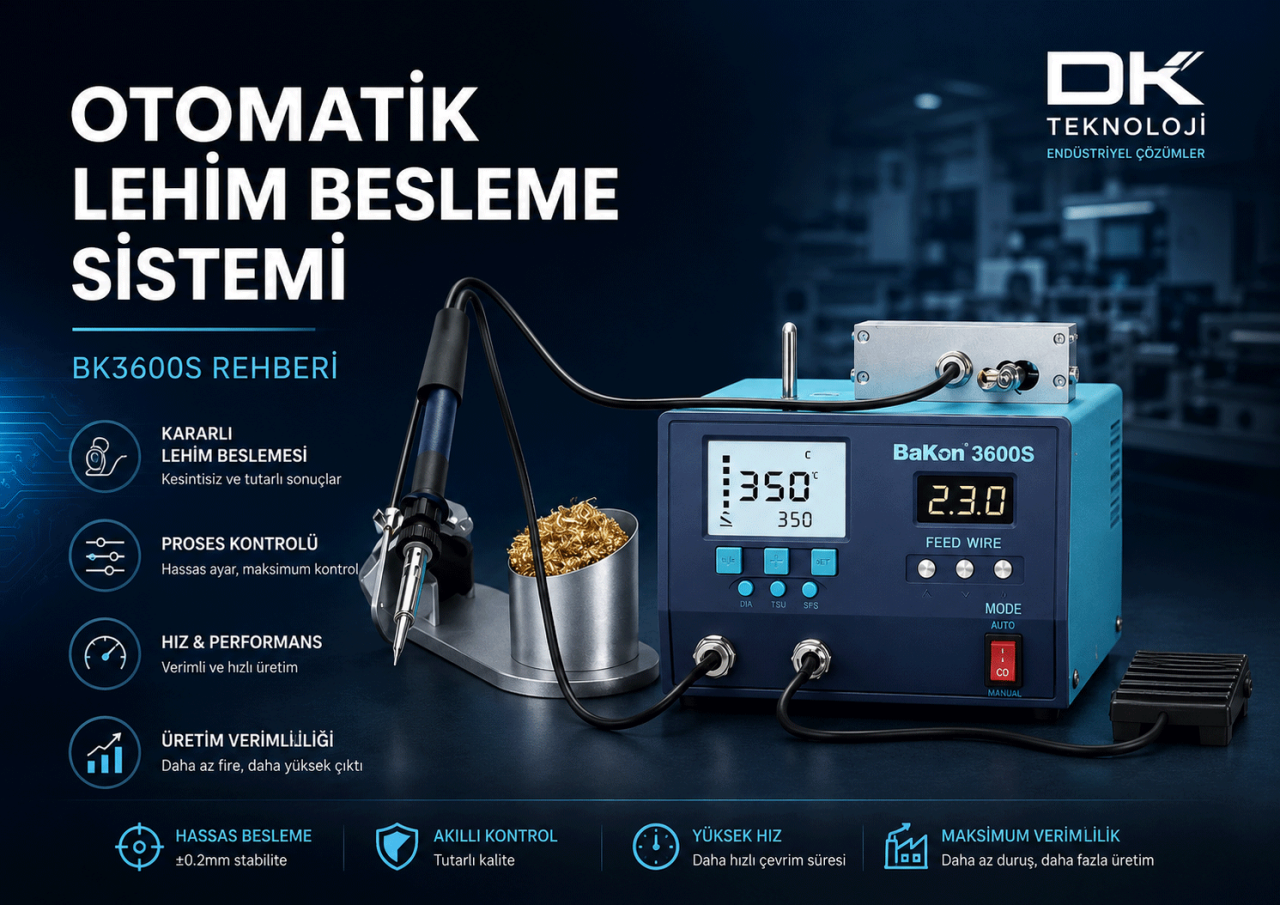 Otomatik Lehim Besleme Sistemi Nedir? BK3600S Rehberi