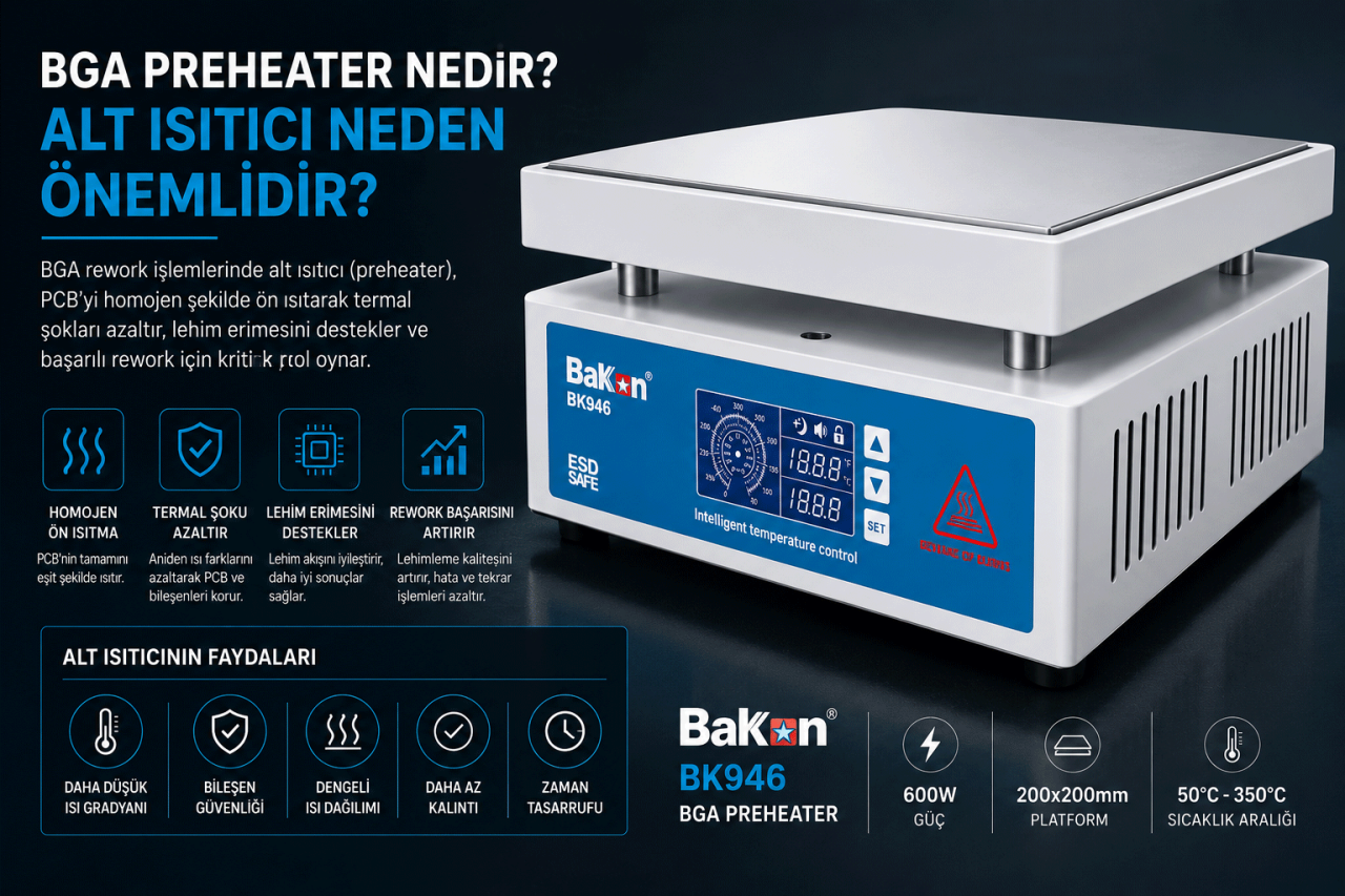 BGA Preheater ve Alt Isıtma