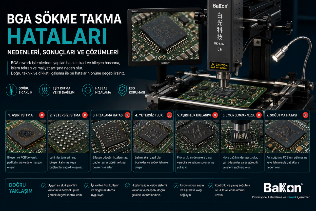 BGA Sökme Takma Hataları