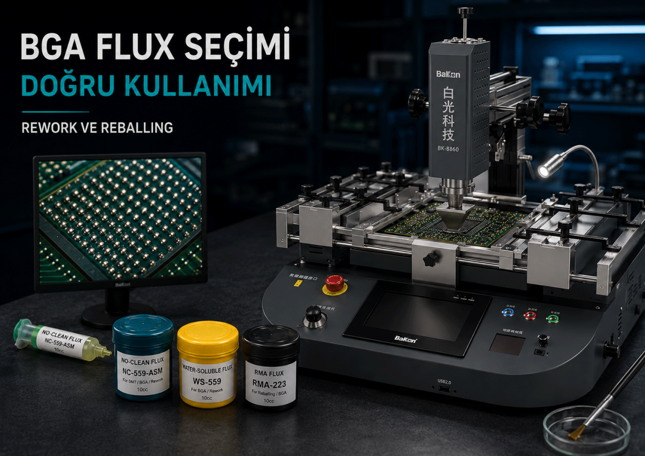 BGA Flux Seçimi ve Kullanımı