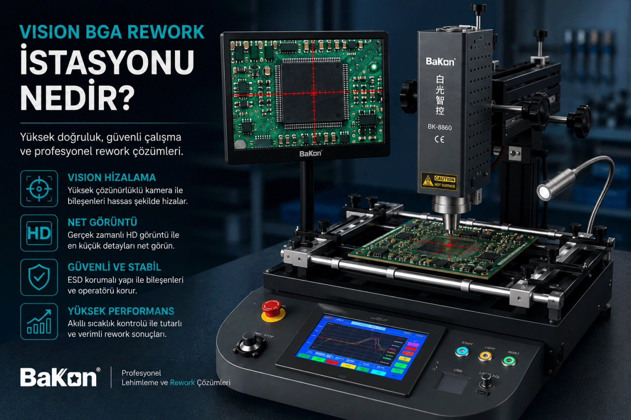 Vision BGA Rework İstasyonu