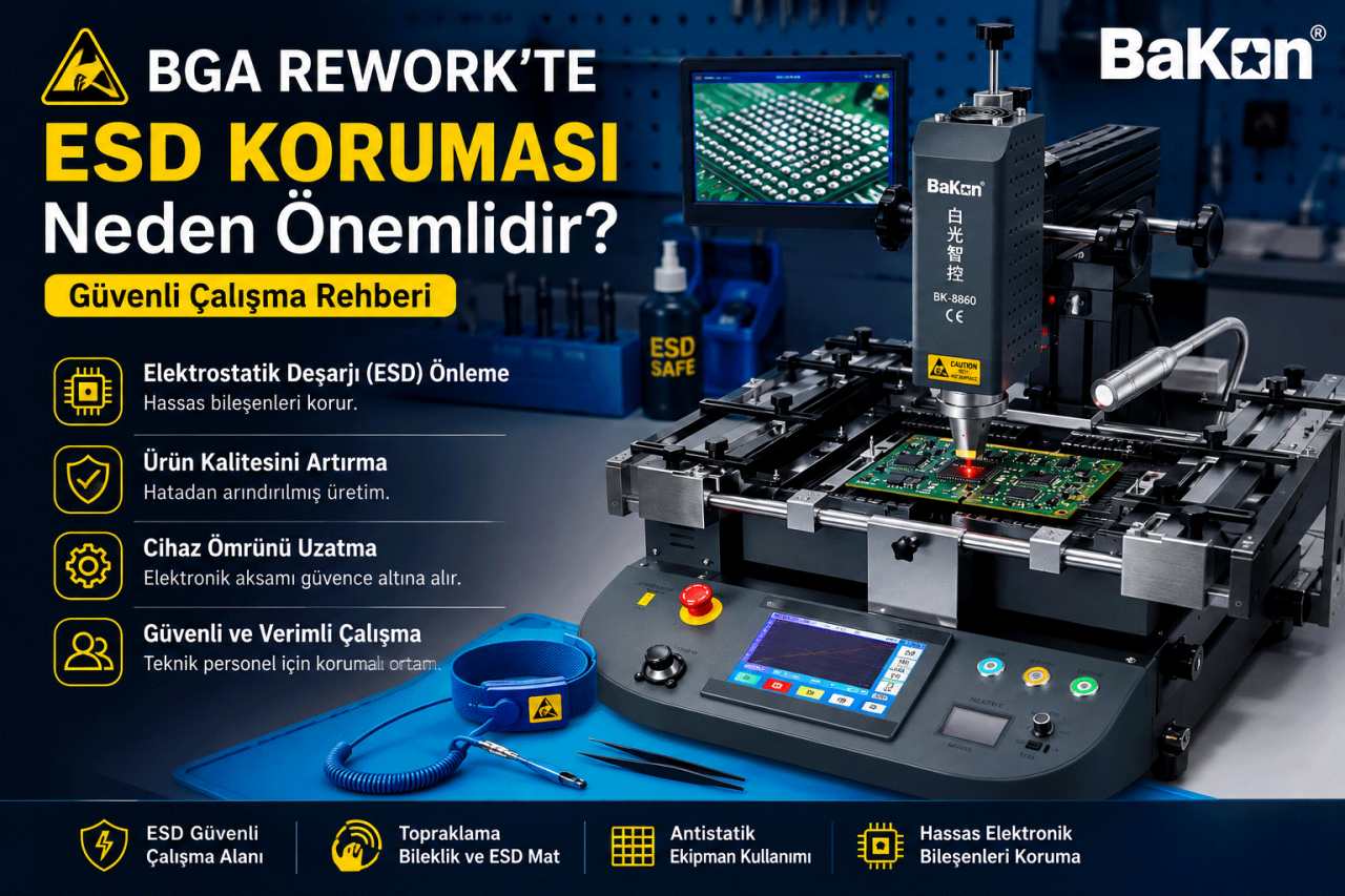BGA Rework ESD Koruması