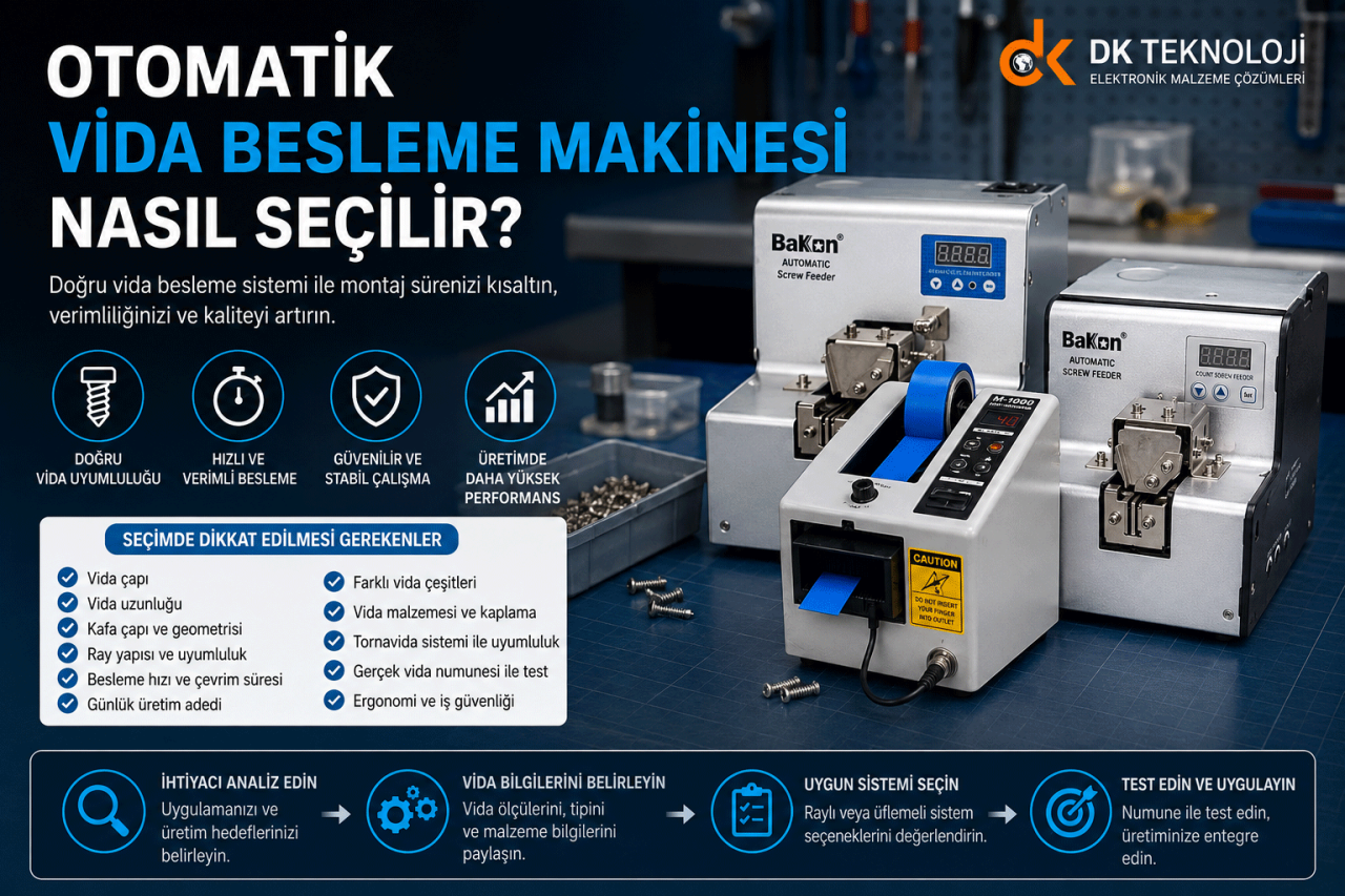 Otomatik Vida Besleme Makinesi Nasıl Seçilir?