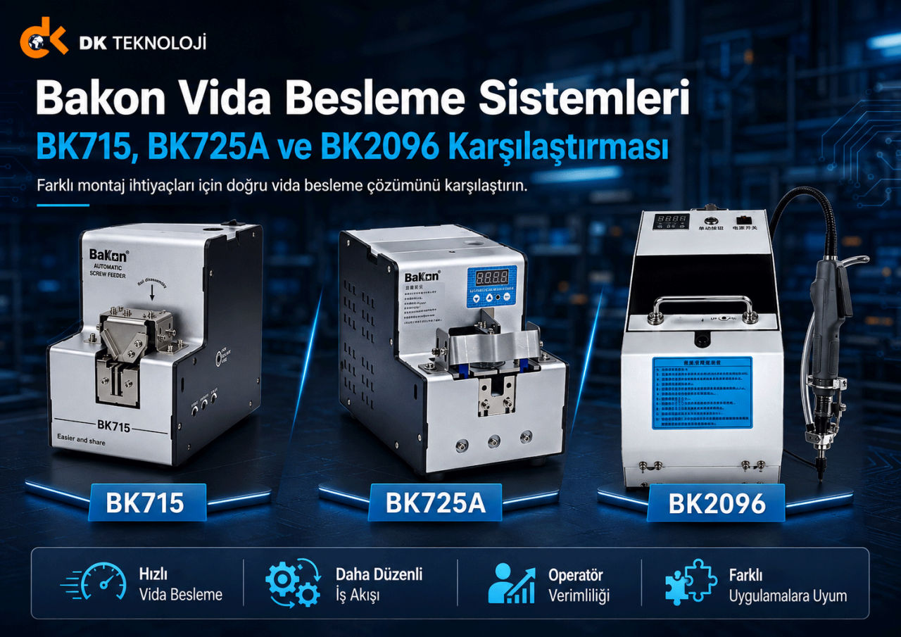 Bakon Vida Besleme Sistemleri: BK715, BK725A ve BK2096 Karşılaştırması