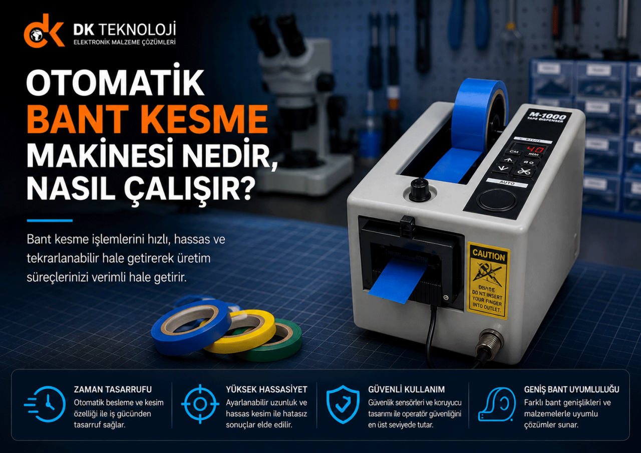 Otomatik Bant Kesme Makinesi Nedir? Nasıl Çalışır?