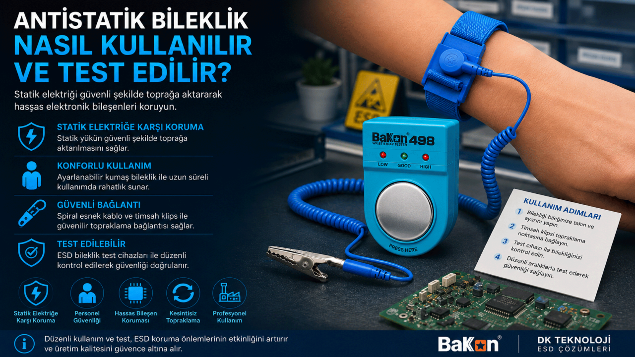 Antistatik Bileklik Kullanımı
