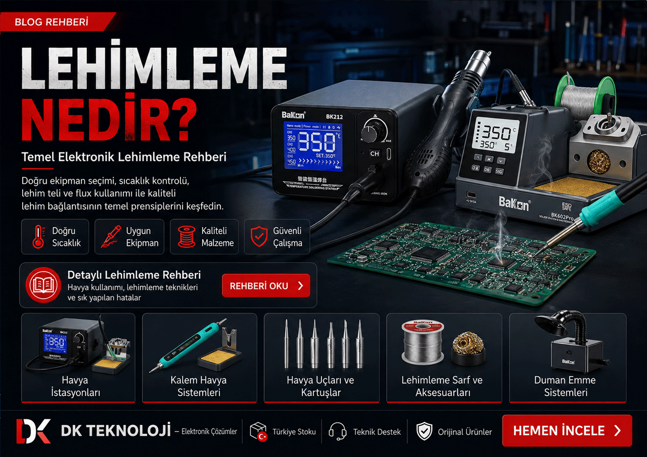 Lehimleme Nedir? Elektronik Lehimleme ve Doğru Havya Kullanım Rehberi