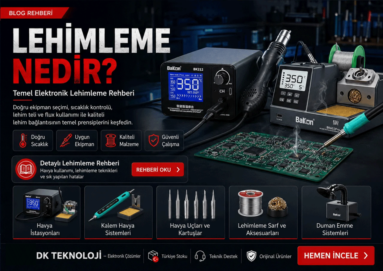 Lehimleme Nedir? Elektronik Lehimleme ve Doğru Havya Kullanım Rehberi
