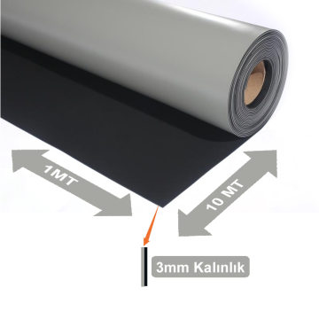 Bakon BK123 ESD Gri Örtü 100cmX10 mt Kalınlık:3 mm