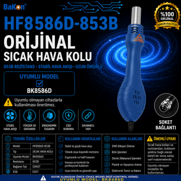 Bakon HF8586D-853B Sıcak Hava Üfleme Kolu