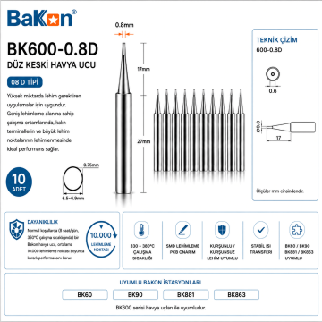 Bakon 600-08D Havya Ucu