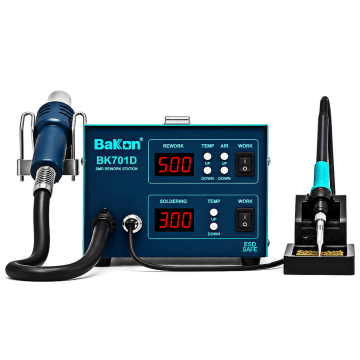 Bakon BK701D Intelligent 2 in 1 Havya İstasyonu