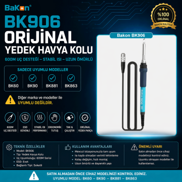 Bakon BK906 Lehimleme Havya Kolu