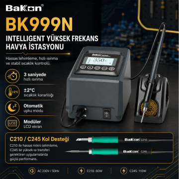 Bakon BK999N Intelligent Yüksek Frekans Havya İstasyonu 110 Watt