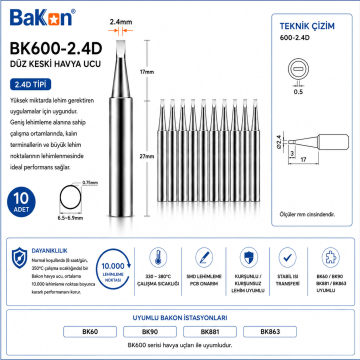 Bakon 600-2.4D Havya Ucu