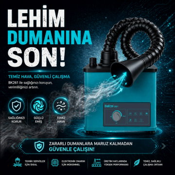 Bakon BK261 Tek Çıkışlı Duman Emici Sistem