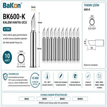 Bakon 600-K Havya Ucu