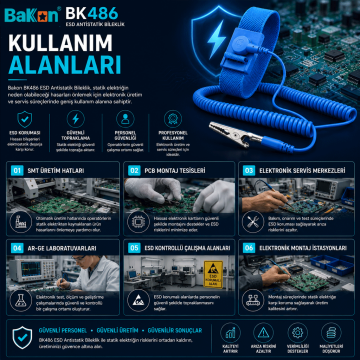 Bakon BK486 ESD Bileklik