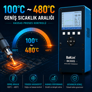 Bakon BK300S 32bit ARM4 Robot Havya İstasyonu
