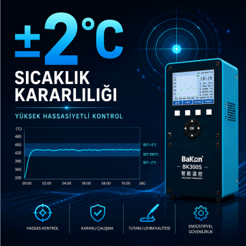 Bakon BK300S 32bit ARM4 Robot Havya İstasyonu