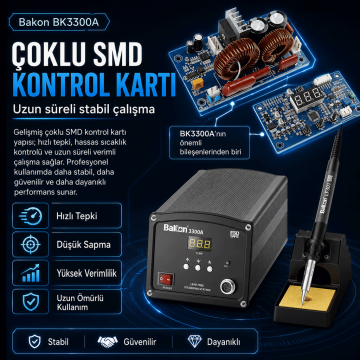 Bakon BK3300A Yüksek Frekans Havya İstasyonu 150 Watt