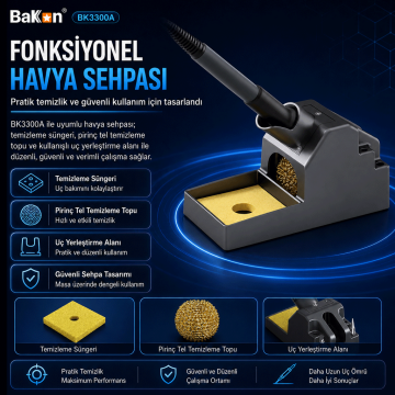 Bakon BK3300A Yüksek Frekans Havya İstasyonu 150 Watt