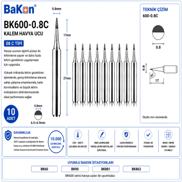 Bakon 600-08C Havya Ucu