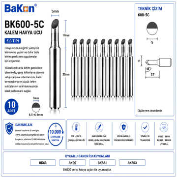 Bakon 600-5C Havya Ucu