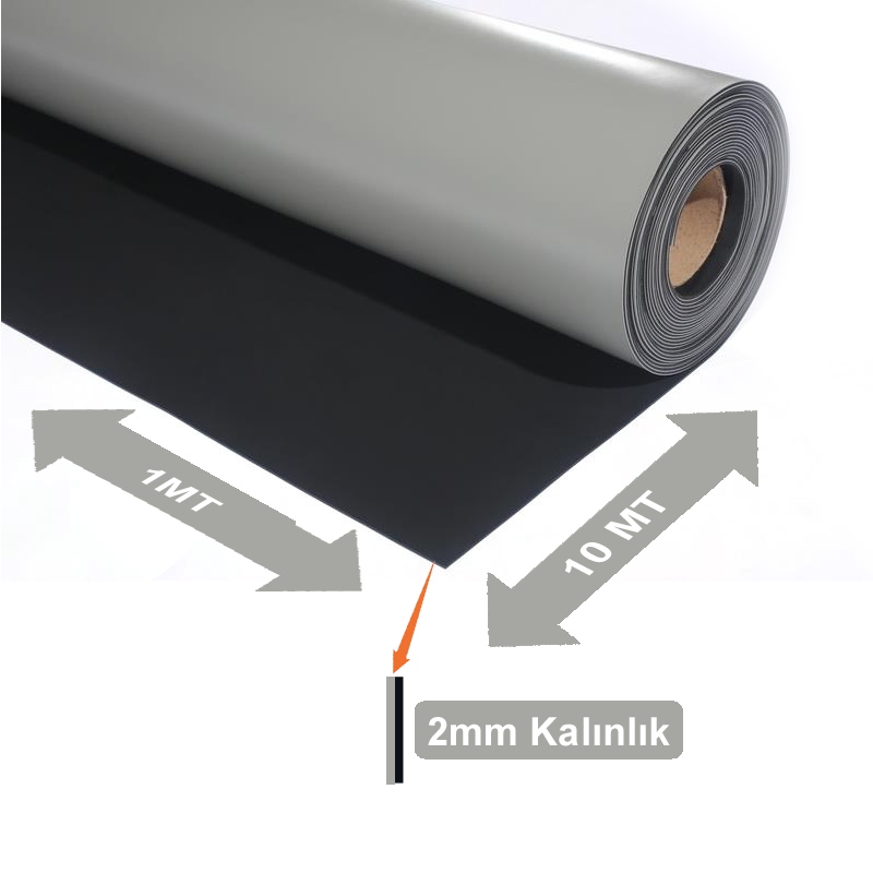 Bakon BK123 ESD Gri Örtü 100cmX10mt Kalınlık 2mm
