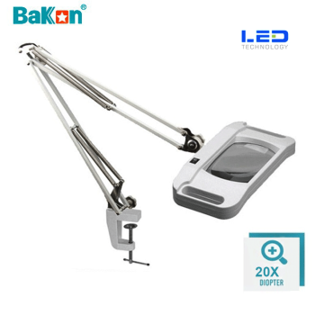 Bakon BK500D-20X LED Akrobat Büyüteç