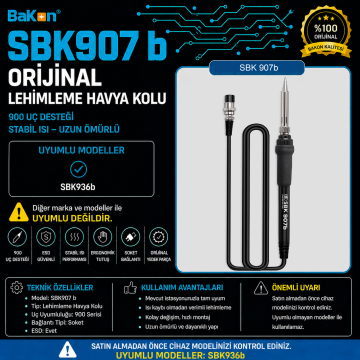 Bakon SBK907b Lehimleme Havya Kolu