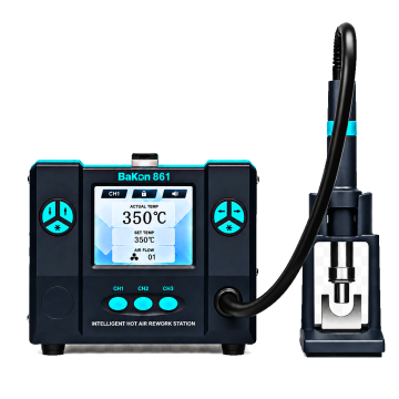 Bakon BK861 Intelligent Sıcak Hava Havya İstasyonu 1000W
