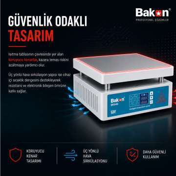 Bakon BK946 Ön Isıtma İstasyonu 600W