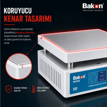 Bakon BK946 Ön Isıtma İstasyonu 600W