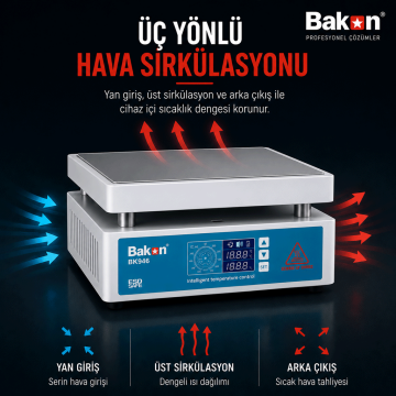 Bakon BK946 Ön Isıtma İstasyonu 600W