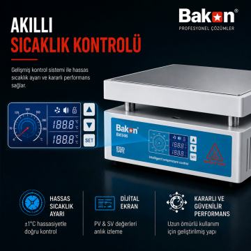 Bakon BK946 Ön Isıtma İstasyonu 600W