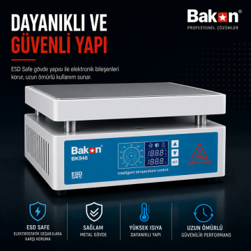 Bakon BK946 Ön Isıtma İstasyonu 600W