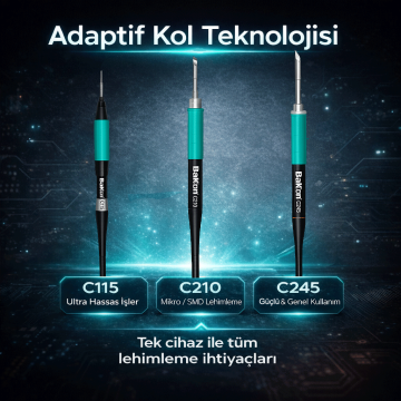 Bakon BK602 Pro Intelligent 2 in 1 Havya İstasyonu