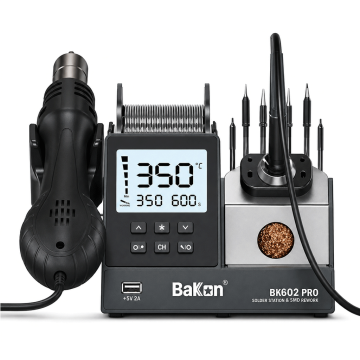 Bakon BK602 Pro 2in1 Havya ve Sıcak Hava İstasyonu