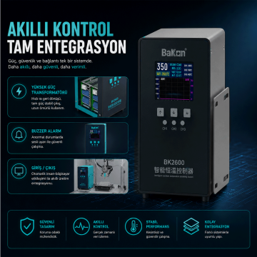 Bakon BK2600 420W Endüstriyel Havya İstasyonu