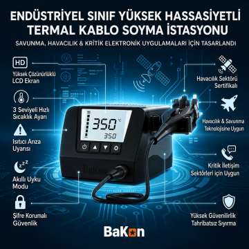Bakon BK805 Intelligent Termal Kablo Soyucu