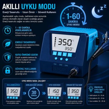 Bakon BK805 Intelligent Termal Kablo Soyucu