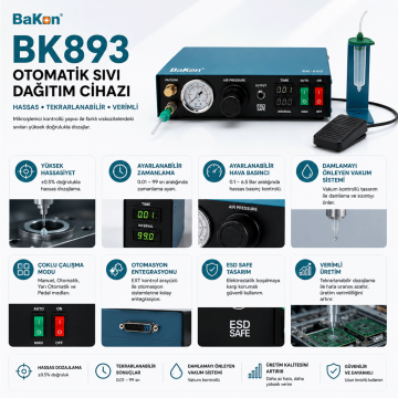 Bakon BK893 Otomatik Sıvı Dağıtım Cihazı