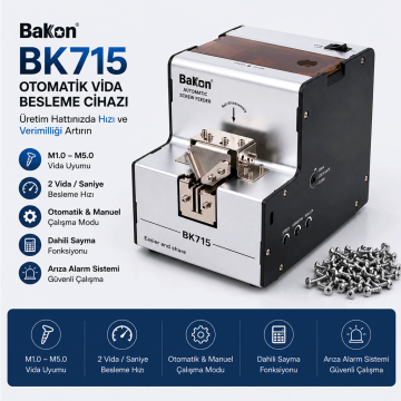 Bakon BK715 Otomatik Vida Besleme Cihazı